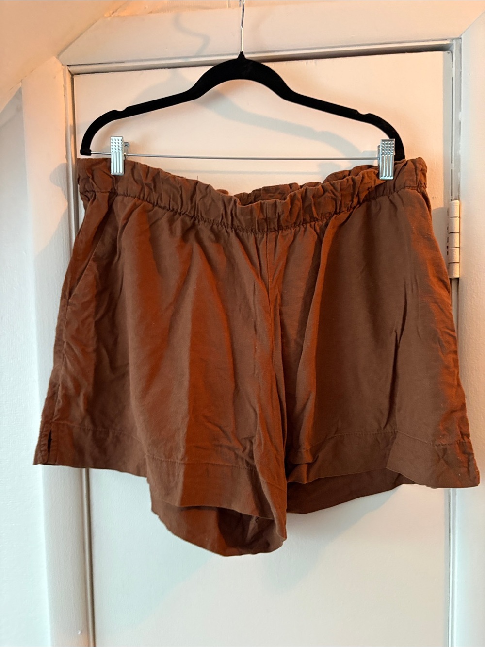 Gap Women's Casual Elastic Waist Brown Shorts